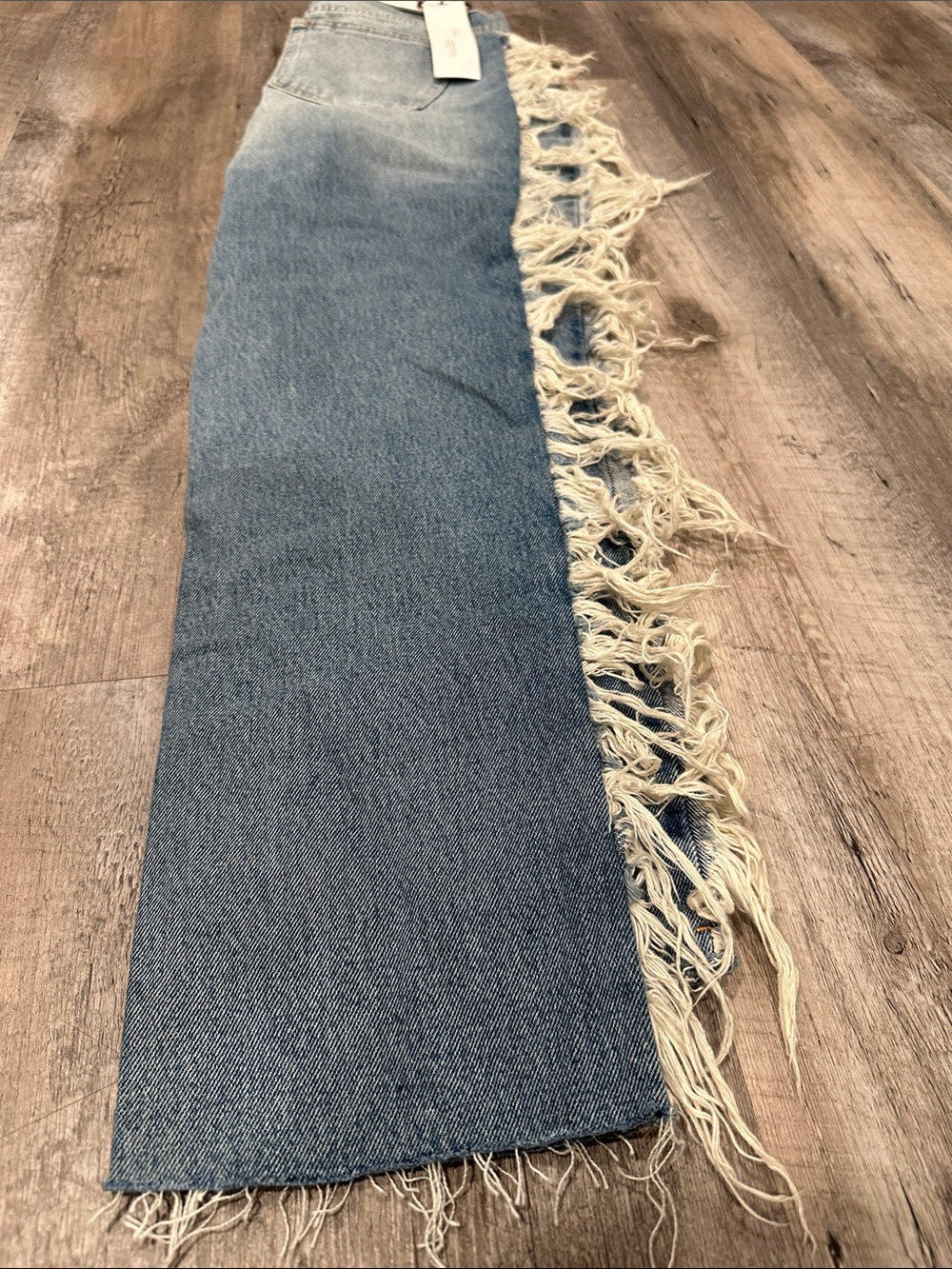IRO Light Blue High-Rise Straight Leg Jeans - Picture 5 of 7